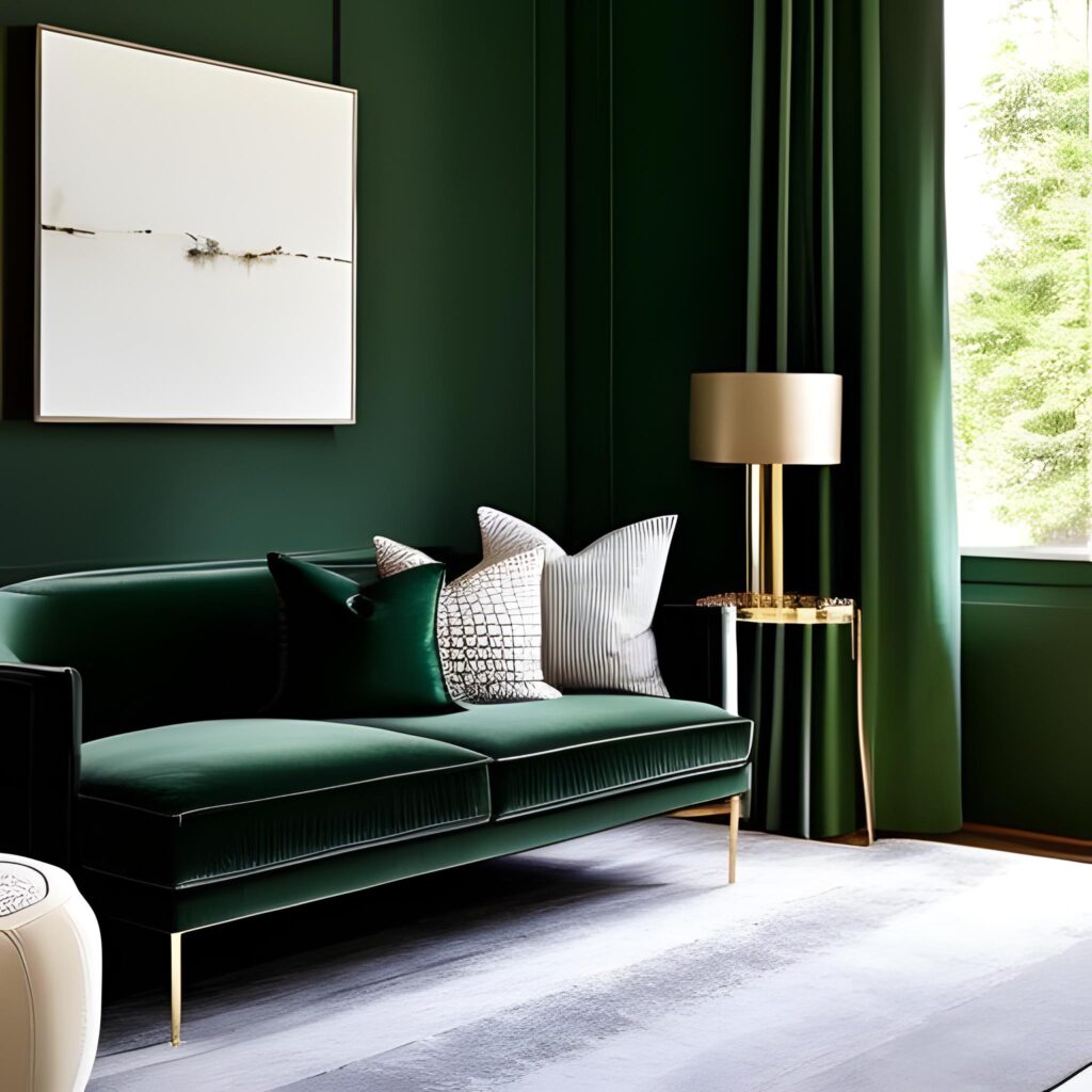 dark green room ideas