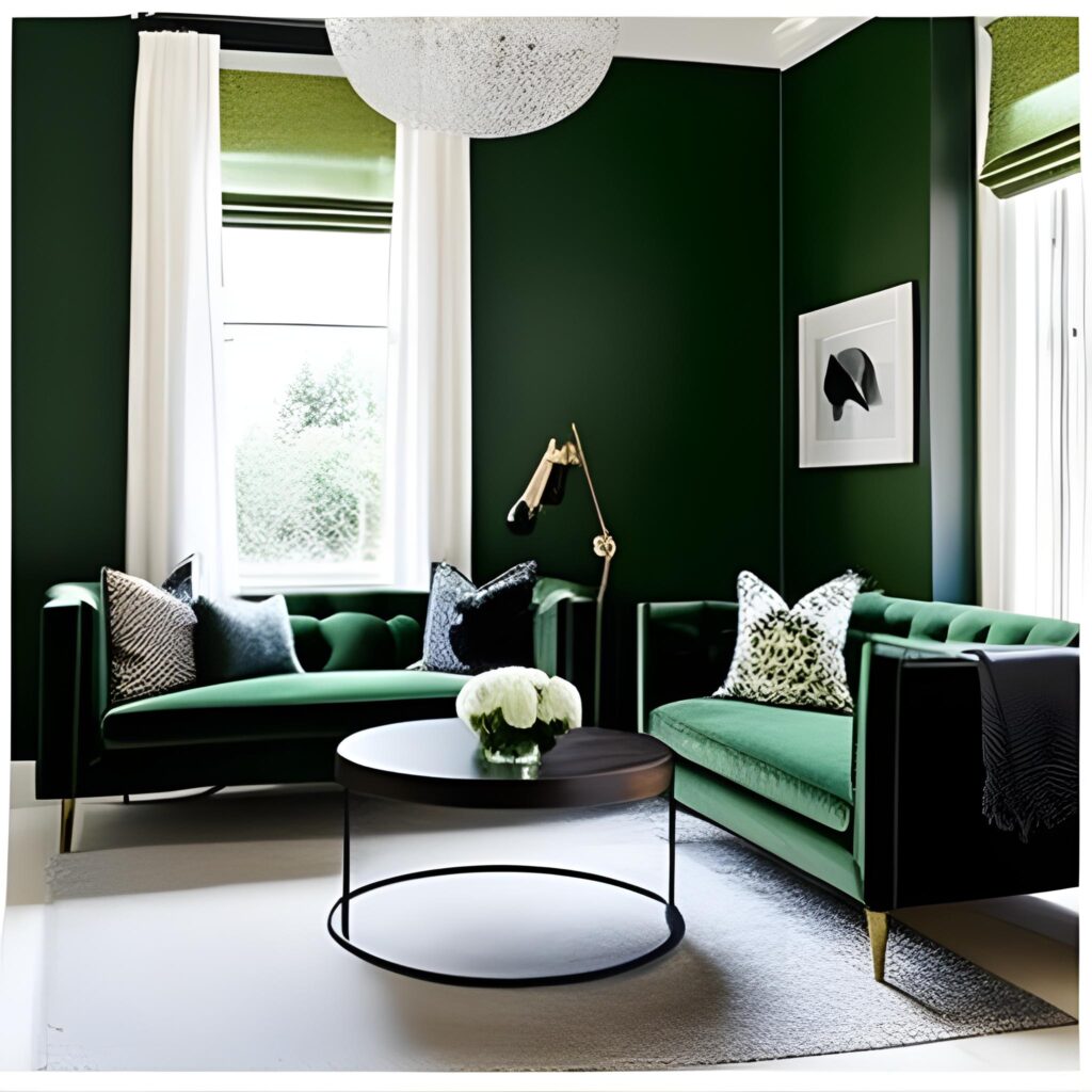 dark green room ideas