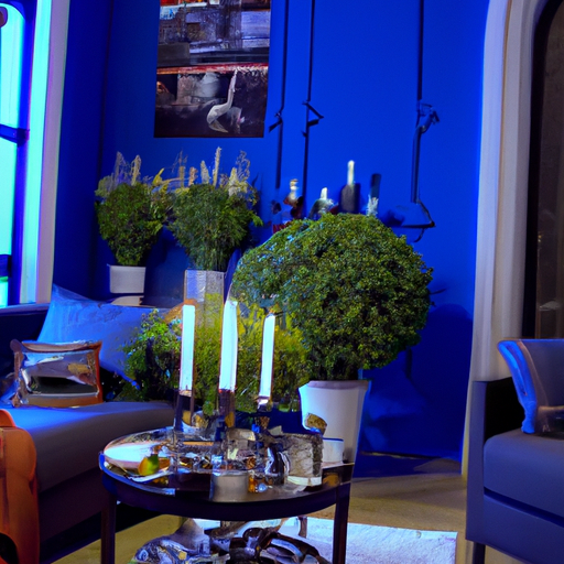 royal blue living room ideas